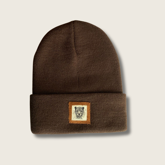 Gorro de lana chocolate