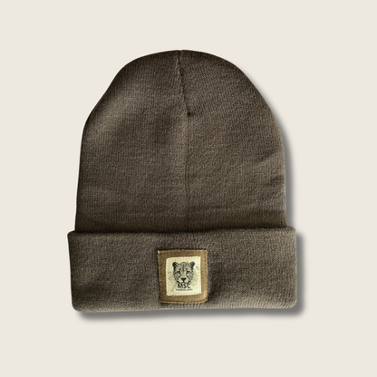 Gorro de lana gris