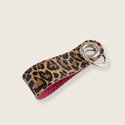 Llavero Marea Print Leo Fucsia